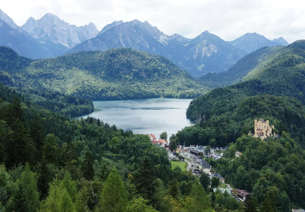 Bavarian Alps Landscape 