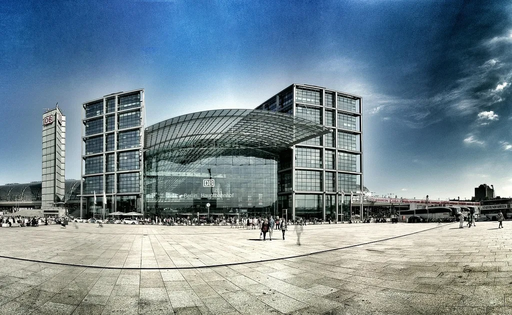 Detursche Bahn Central Station in Berlin