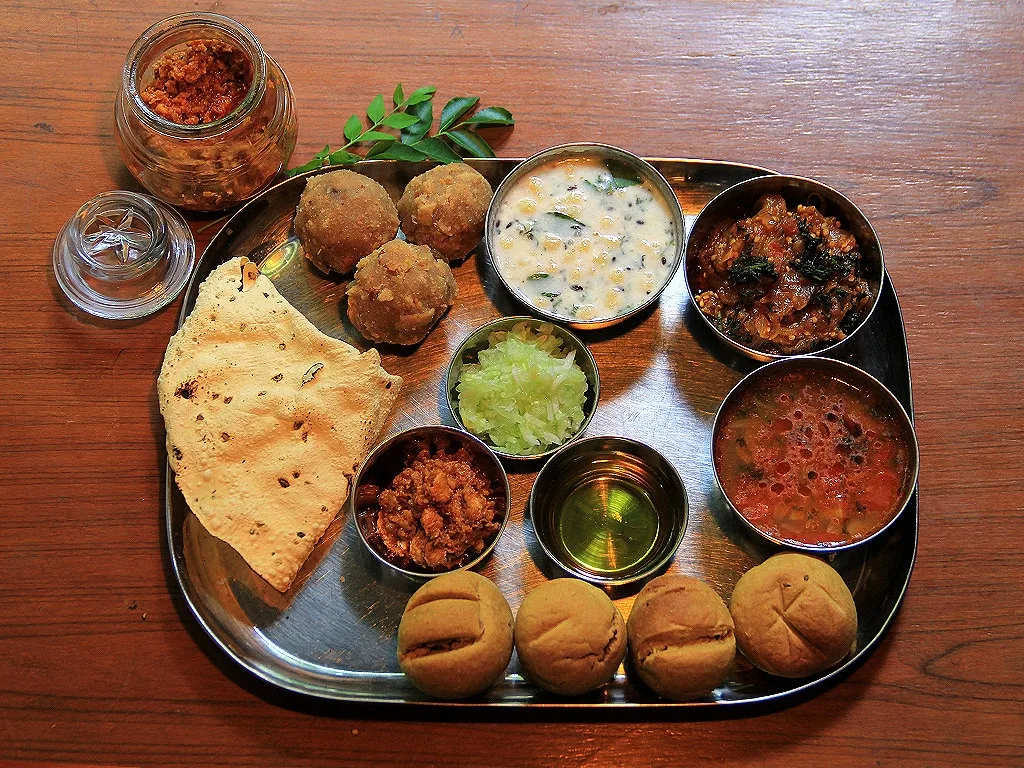 Indian meal: Dal Bati Churma