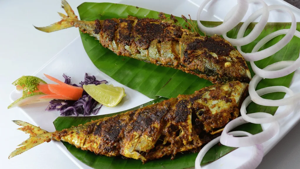 Indian meal: Fish Vepuddu