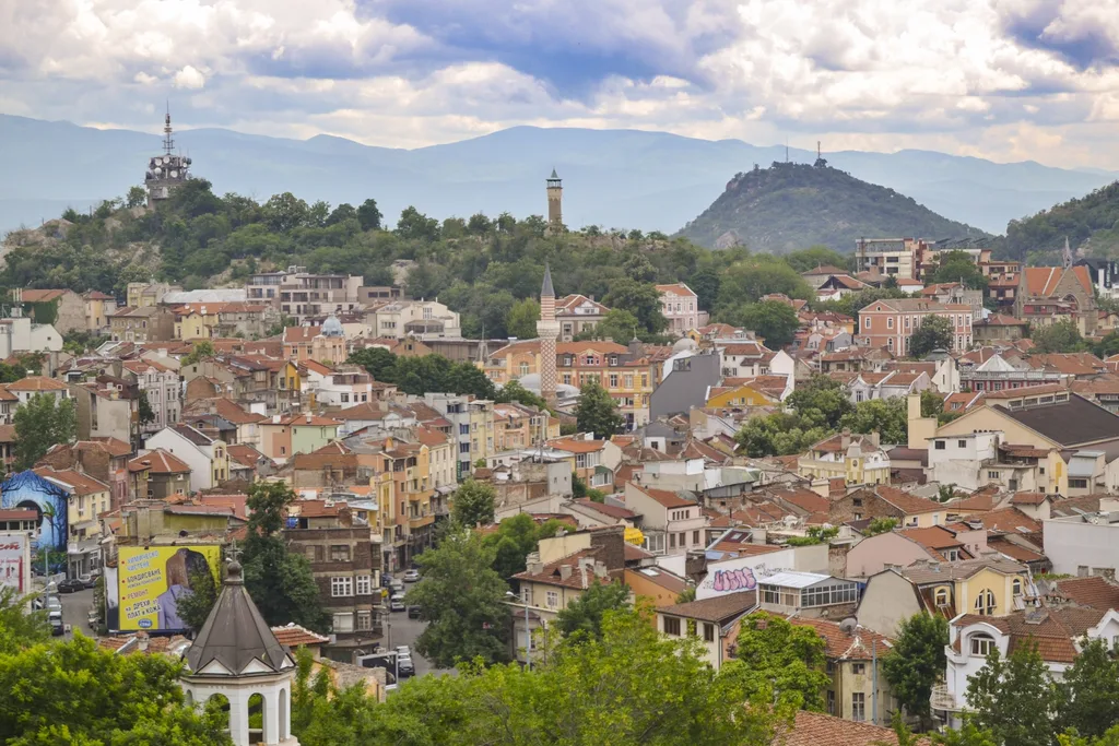 The hills surrounding Plovdiv