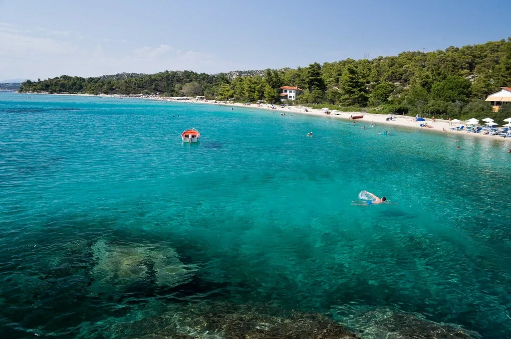 Koviou Beach near Nikiti in Chalkidiki