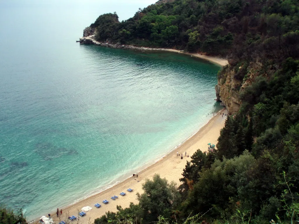 The view of Mogren I Beach