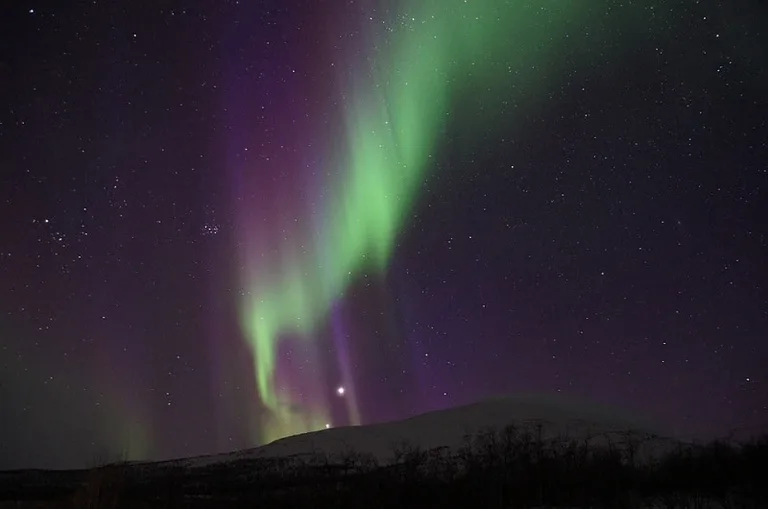 Aurora Borealis above Abisko in Sweden