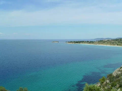 The view of the Sea from Nikiti