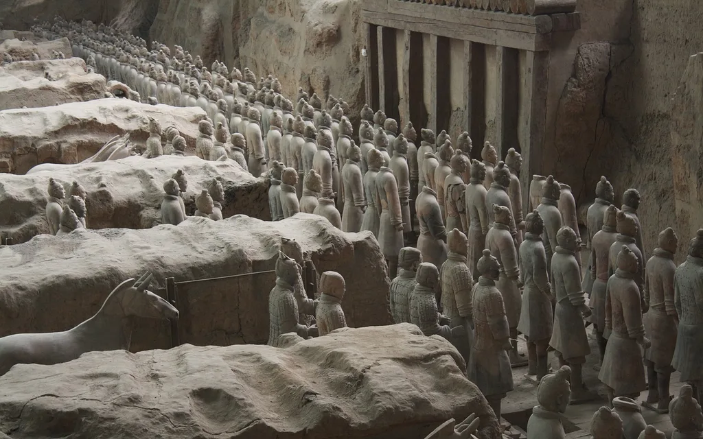 Terracotta warriors are one of Silk Road's main attractions