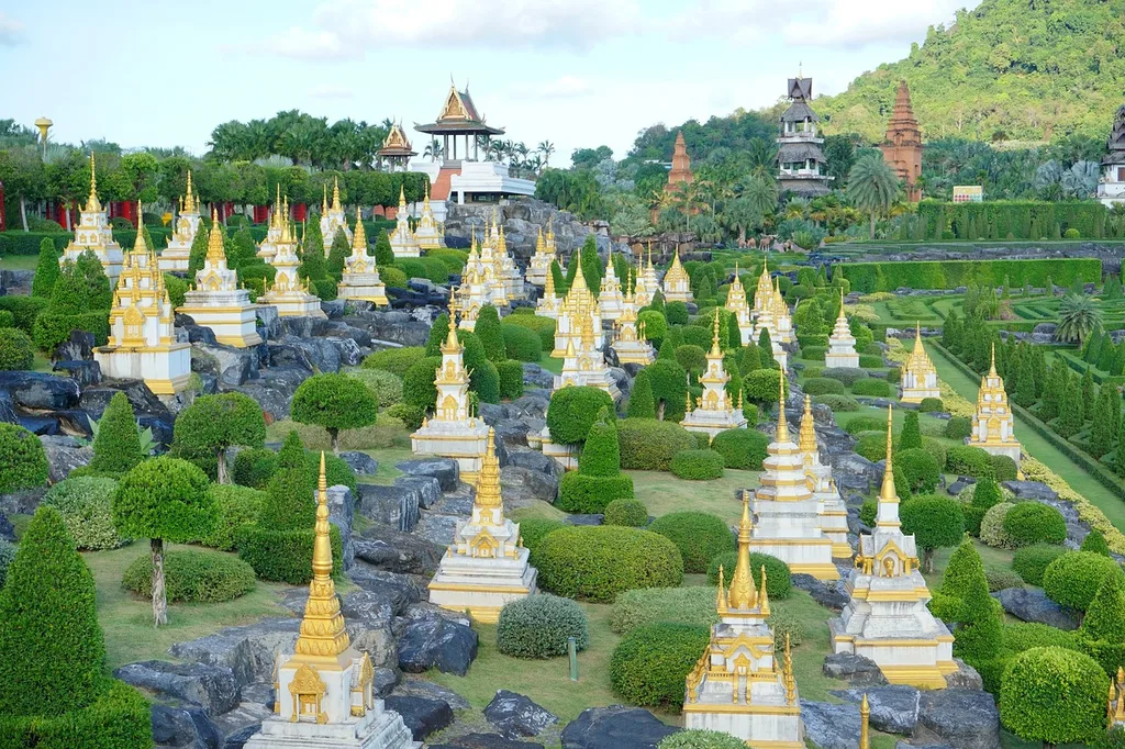 Tropical gardens of Pattaya