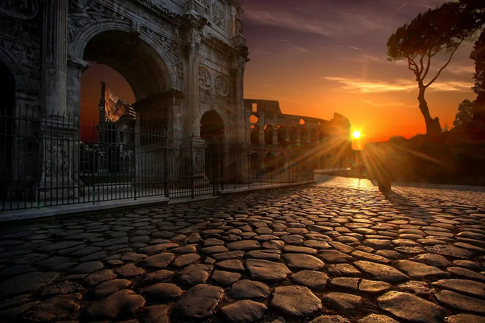 Arch of Constantine in Rome, Italy