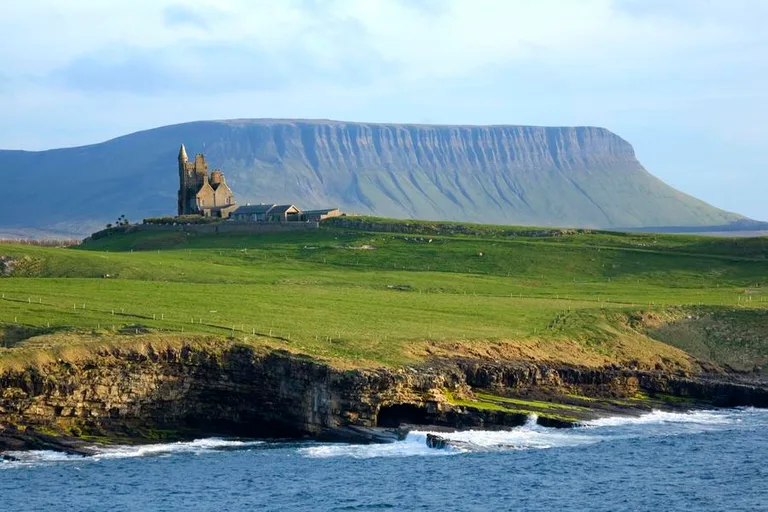 Majestic view of the mountain Benbulben