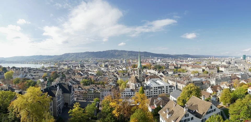 Panoramic view of Zurich