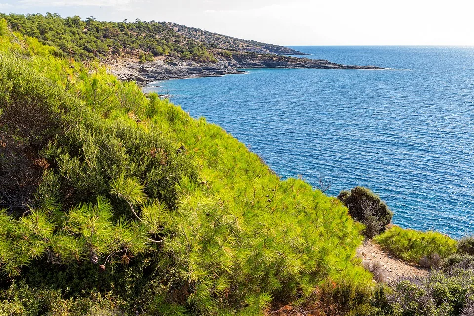 A Bay at the Thassos Island