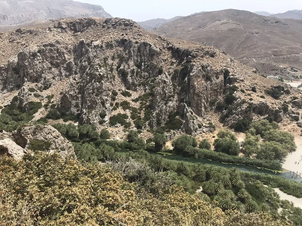 Preveli Valley and River on Crete
