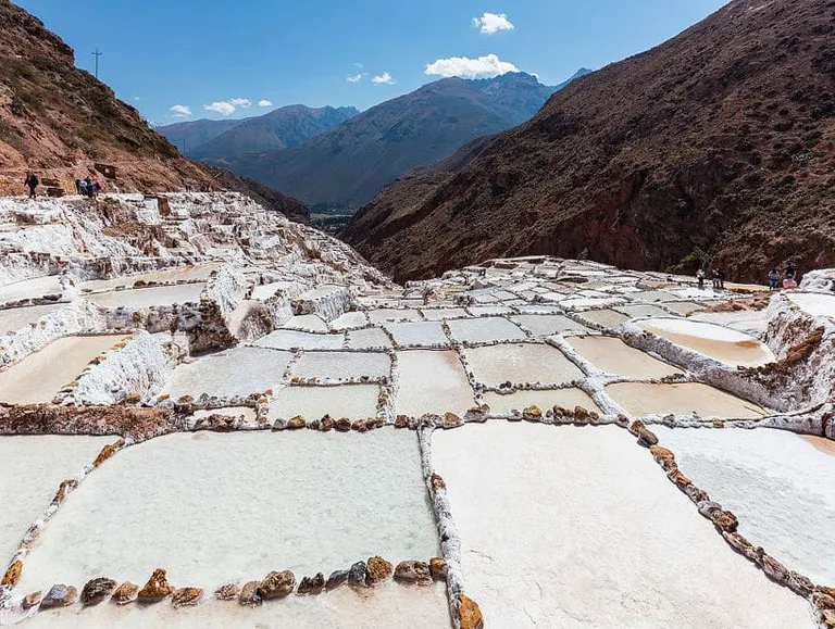 Salt on salt ponds
