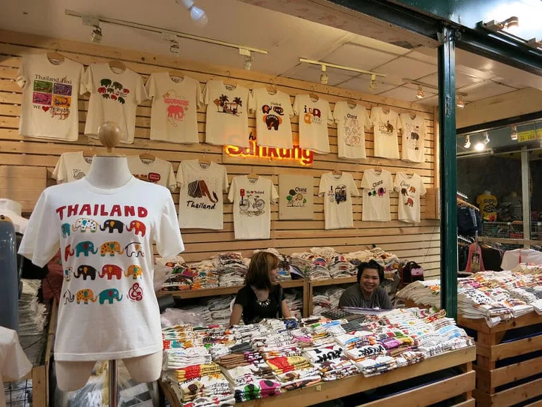 shirts with "thailand" print