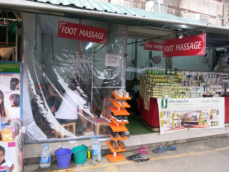 Thai foot massage
