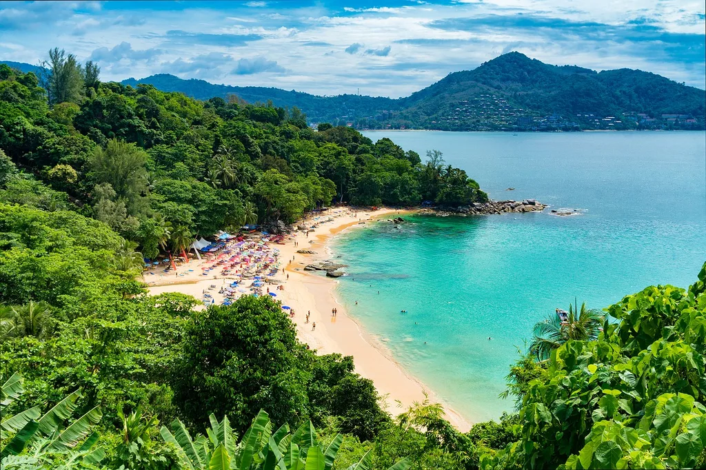 Tropical paradise of Phuket Beach