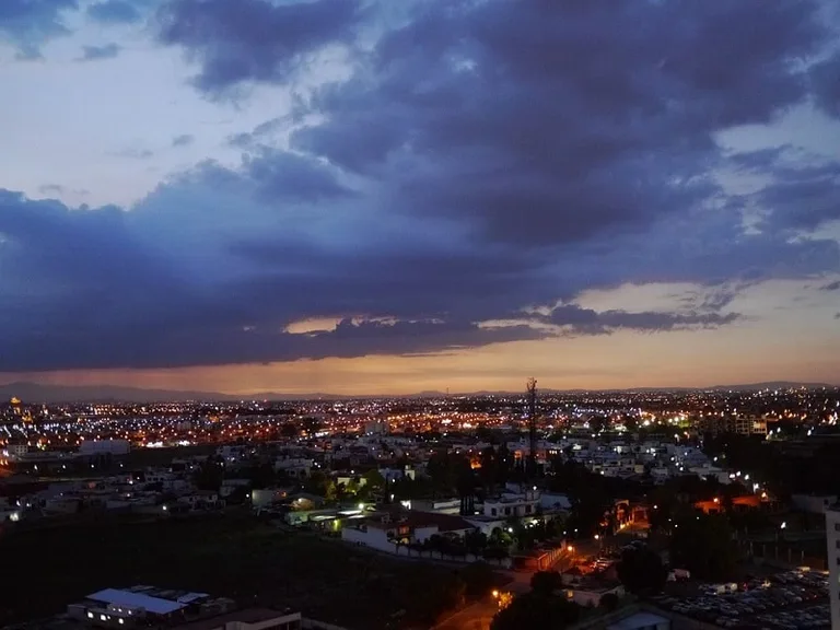 The city of Puebla at Night