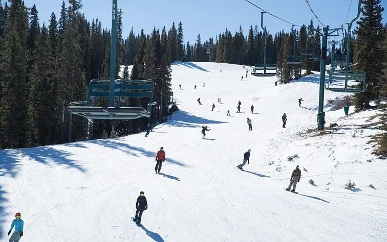 Steep slope at Purgatory Resort