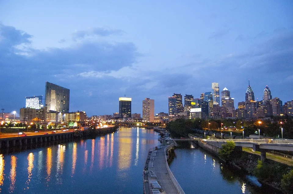 Philadelphia City, Nightfall in Philly
