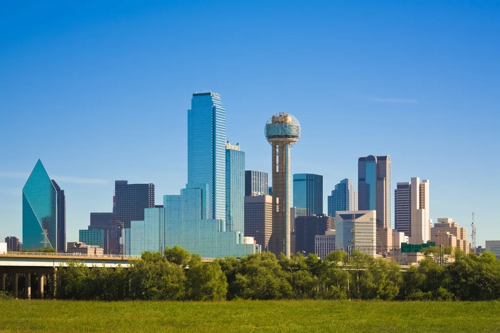 The Skyline of Dallas Metropolis