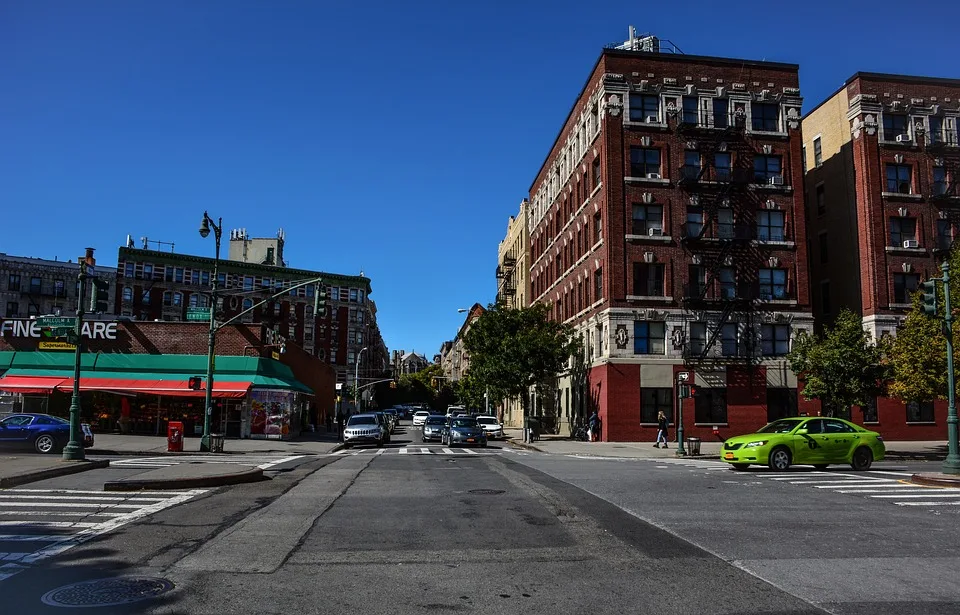 Harlem Neighborhood in the city of New York