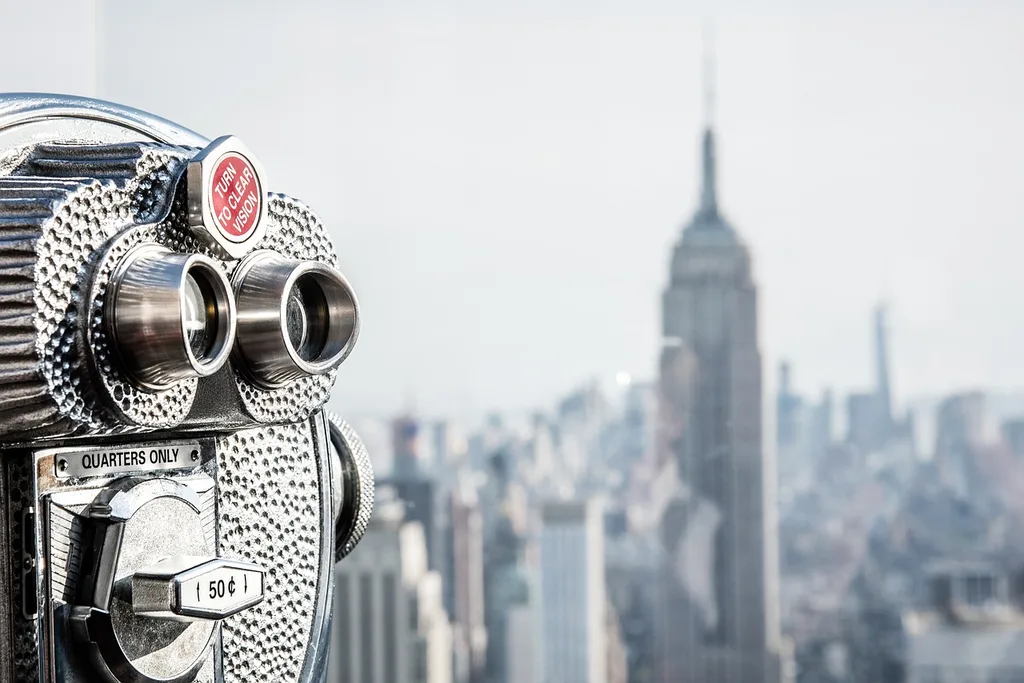 Panoramic view of New York from the Empire State Building