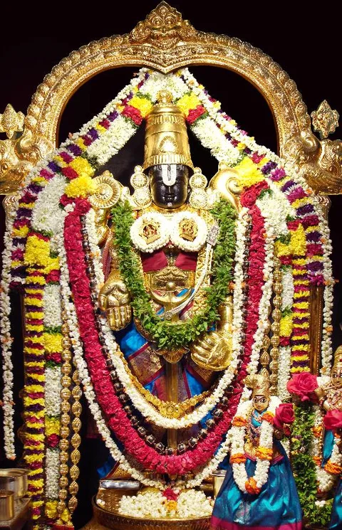 Statue of Lord Balaji, or Vishnu