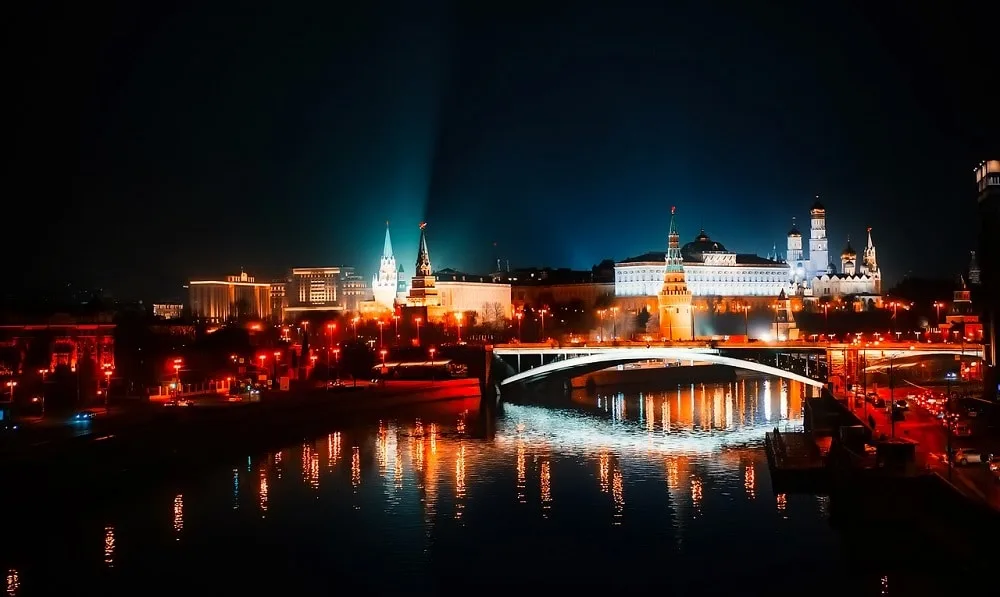 Moscow City at night is a Must-see Tourist Place