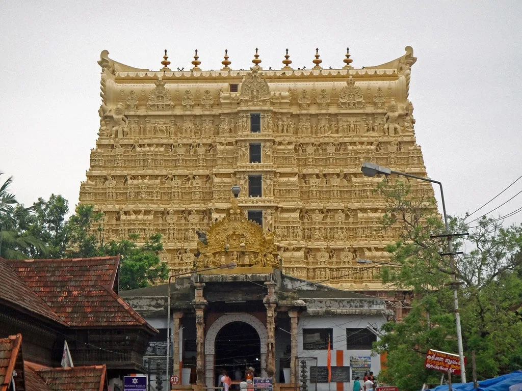 Gold-plated Sri Padmanabhaswamy Temple