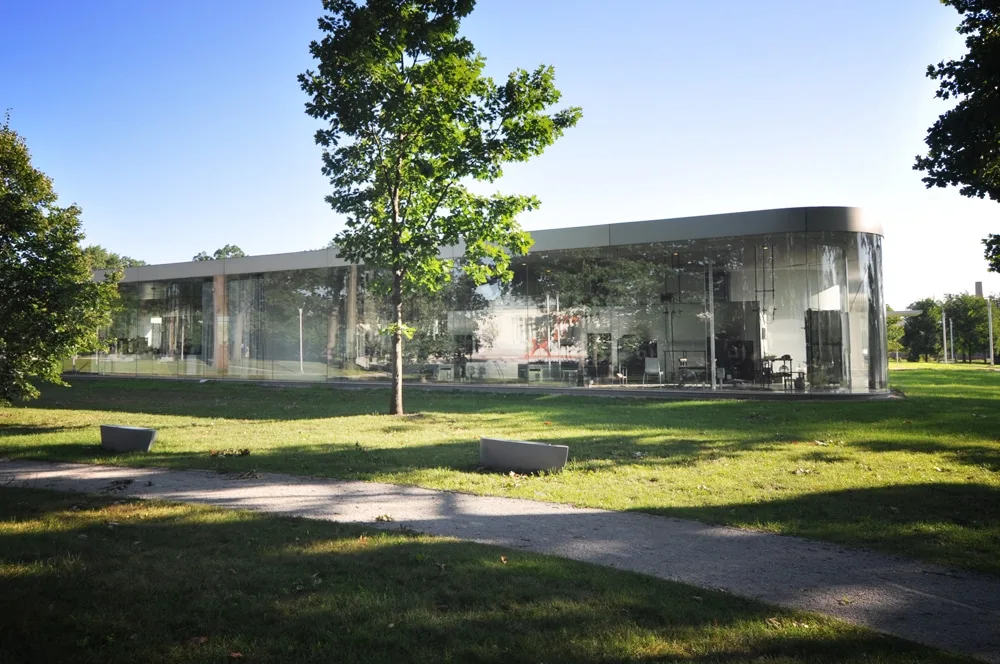 Glass Pavillion in Toledo is one of the most impressive museum attractions