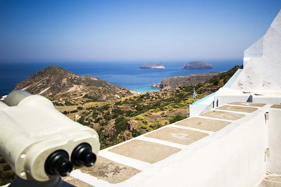 Overlook at the Island of Milos