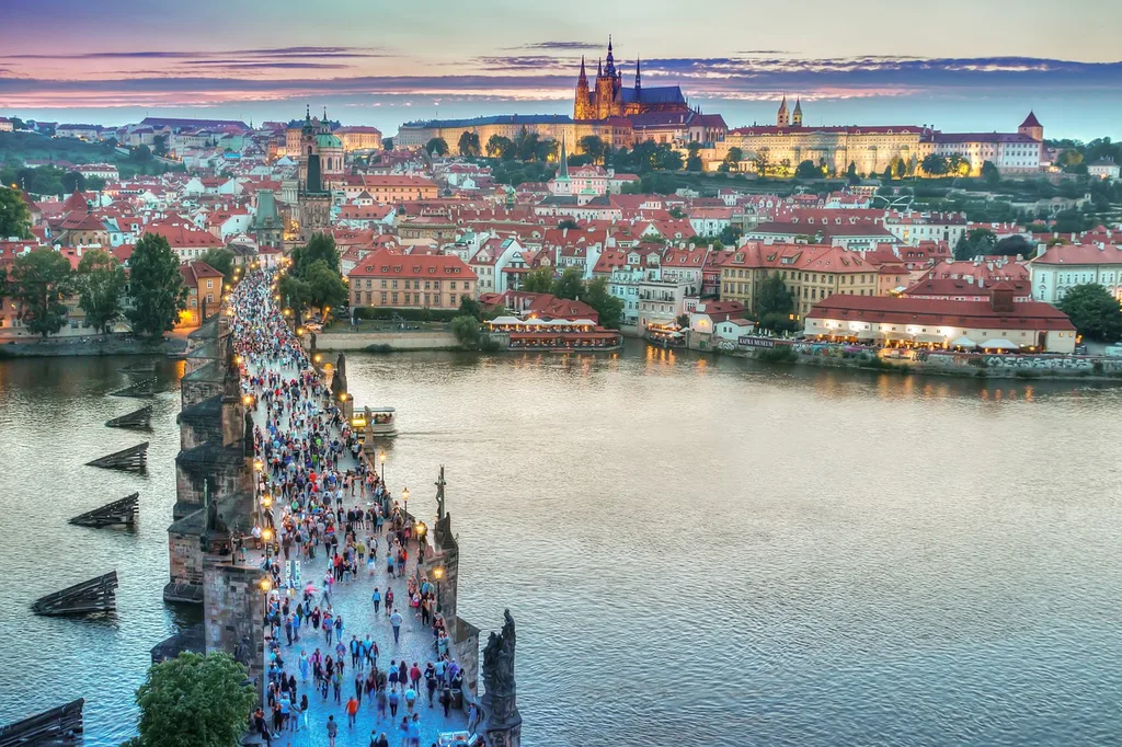 The view of Prague