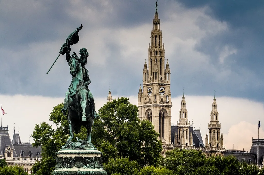 Splendid monuments in Vienna