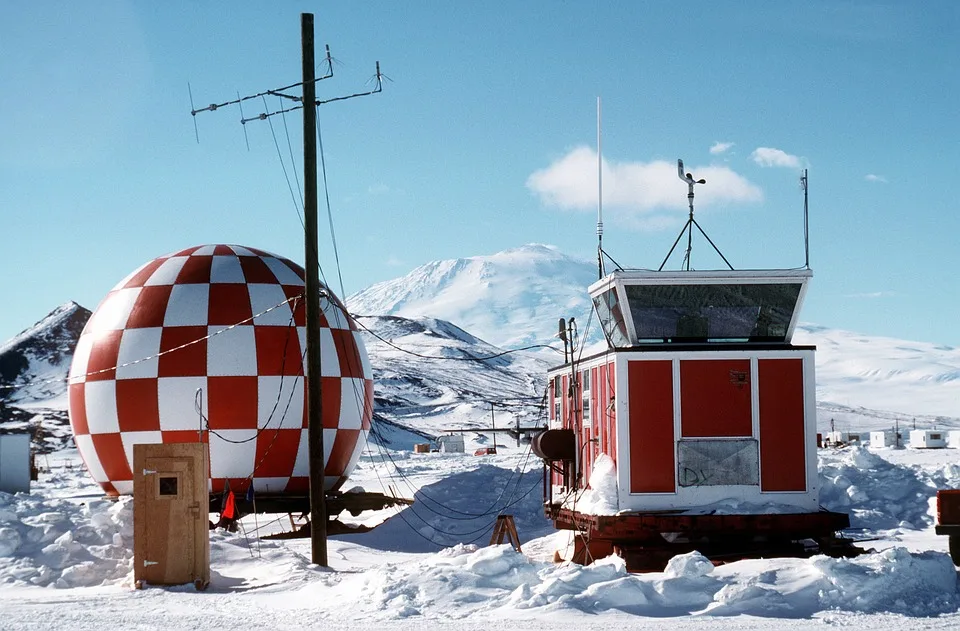 McMurdo Research Station in South Pole