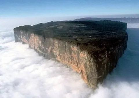 Mount Roraima in fog