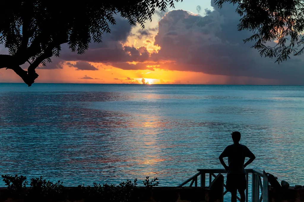 A beautiful sunset in Barbados
