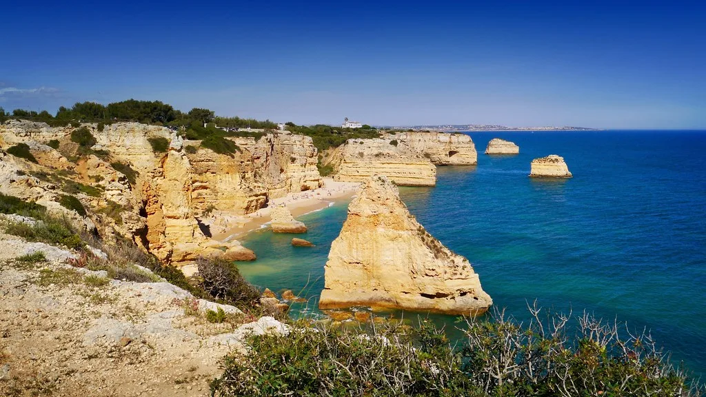 Praia de Marinha in Algarve, Portugal