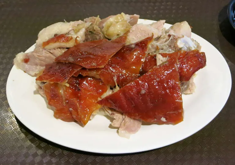 Lechon on plate