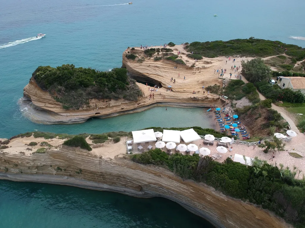 The channel of love in Sidari 